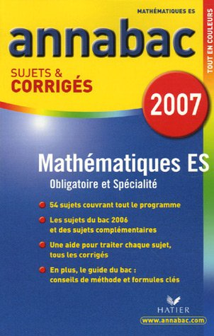 mathématiques tle es : sujets et corrigés