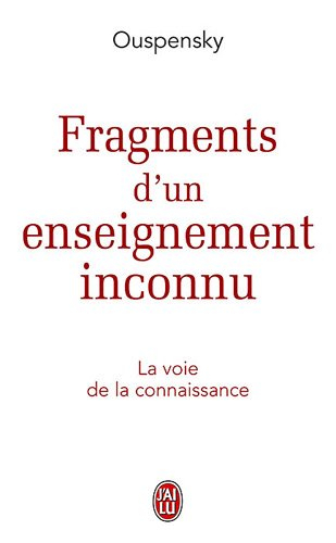 fragments d'un enseignement inconnu