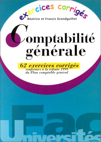 comptabilite generale : 62 exercices corrigés