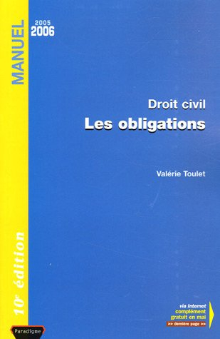 les obligations : droit civil - édition 2005-2006