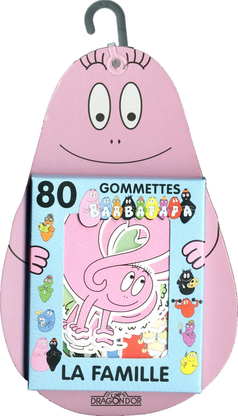 La famille : 80 gommettes Barbapapa