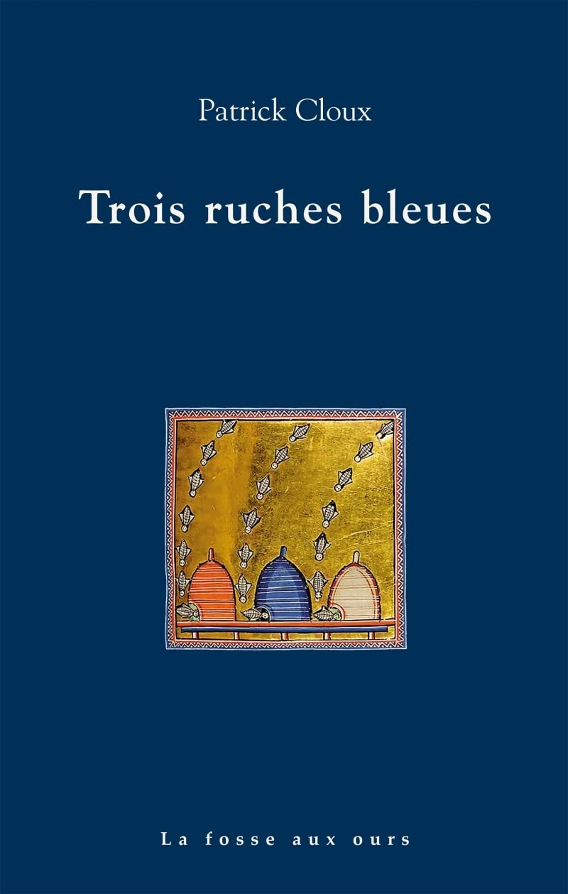 Trois ruches bleues