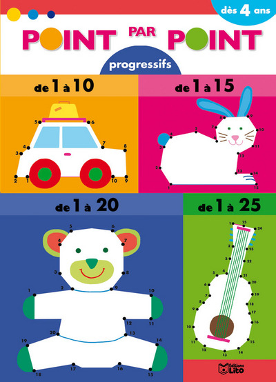 Point par point progressifs de 1 à 25