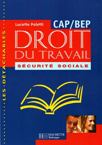 Droit du travail et Sécurité sociale, CAP/BEP, élève
