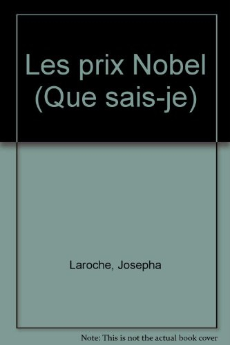 Les prix Nobel