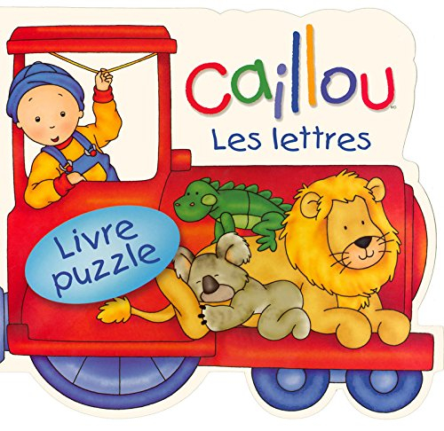 Caillou : lettres : livre casse-tête