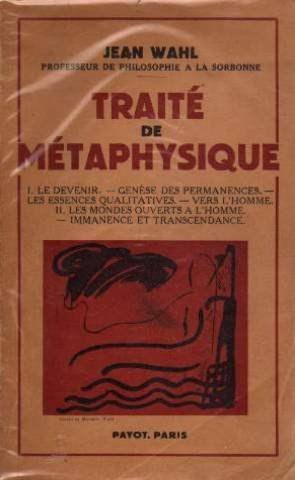 traité de métaphysique