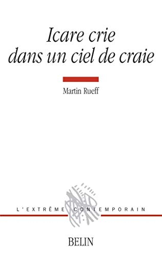 Icare crie dans un ciel de craie