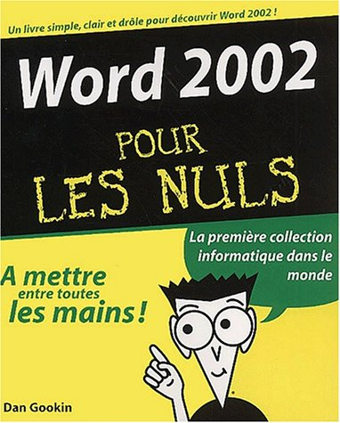 Word 2002 pour les nuls