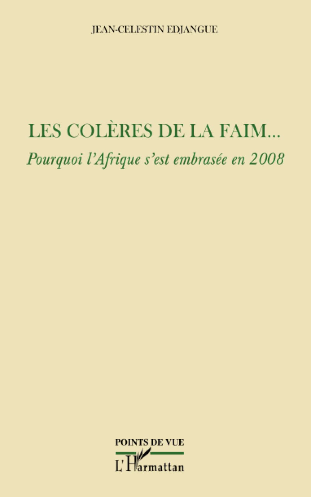 Les colères de la faim... : pourquoi l'Afrique s'est embrasée en 2008