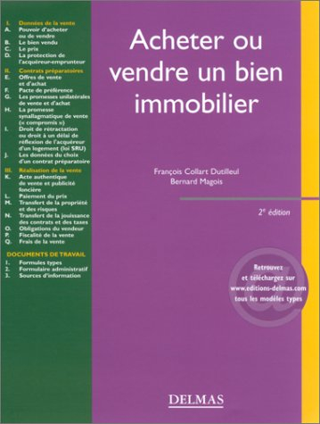 Acheter ou vendre un bien immobilier