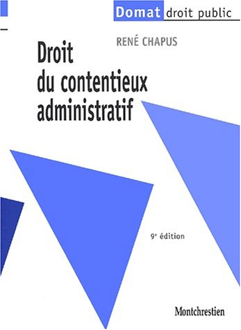 droit du contentieux administratif. 9ème édition