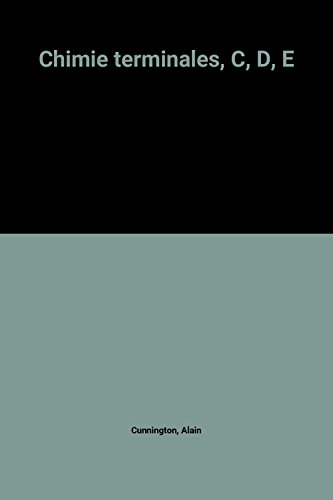 chimie terminales, c, d, e