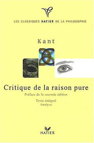 Critique de la raison (préface de la seconde édition)