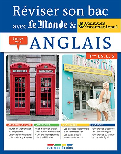 Anglais, terminale séries ES, L, S