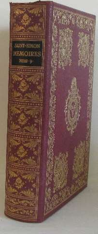 mémoires complets et authentiques du duc de saint-simon tome 9