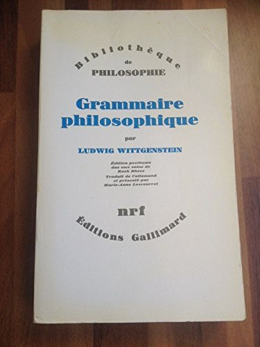 grammaire philosophique
