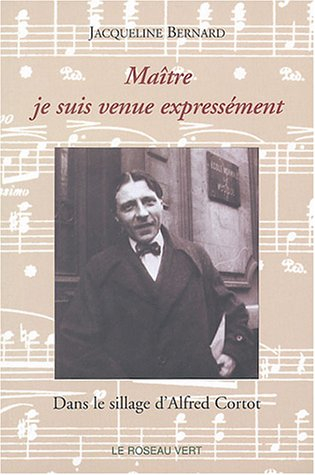 Maître, je suis venue expressément : récit 1935-1939