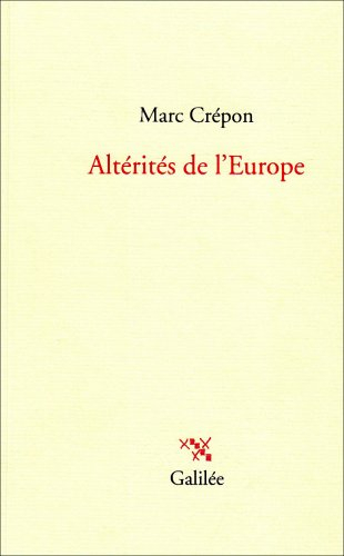Altérités de l'Europe