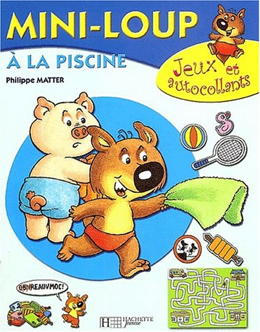 Mini-Loup à la piscine : jeux et autocollants