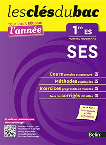 SES 1re ES : nouveau programme