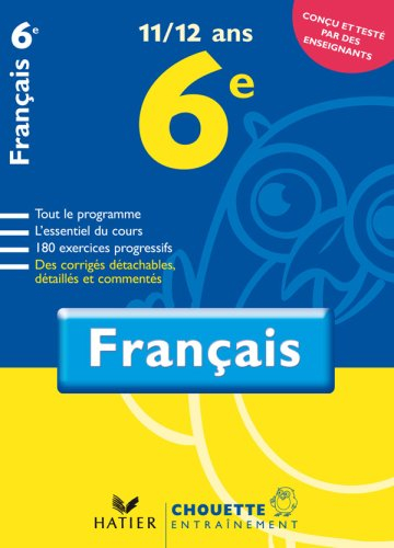 Français 6e, 11-12 ans