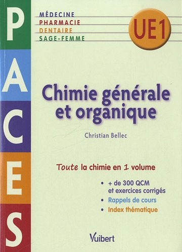 Chimie générale et organique : UE1