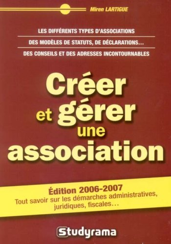 créer et gérer une association