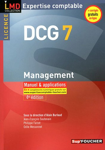 Management, licence DCG 7 : manuel & applications