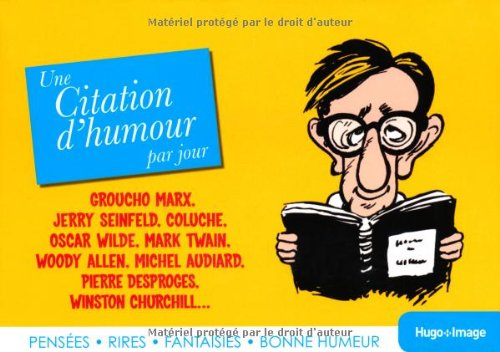 Une citation d'humour par jour : calendrier
