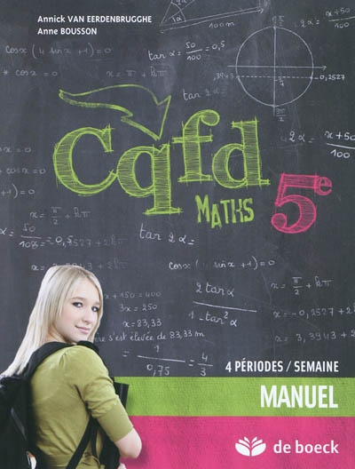 CQFD maths 5e : manuel : 4 périodes/semaine