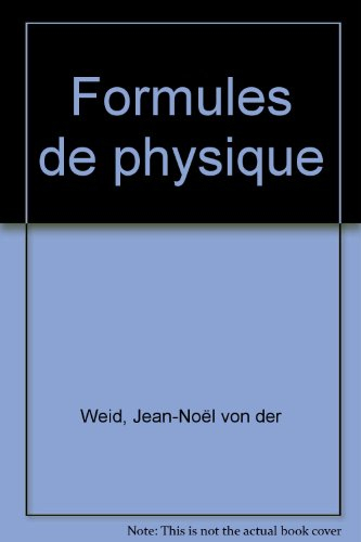 Formules de physique