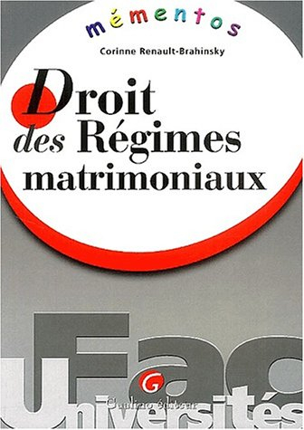 Droit des régimes matrimoniaux