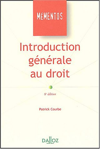 Introduction générale au droit