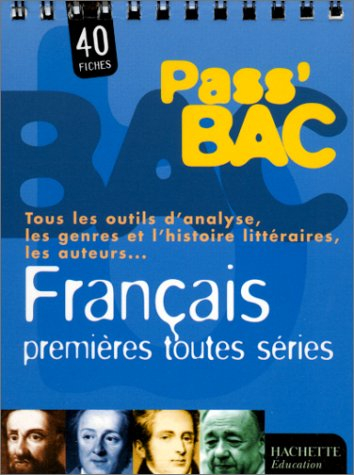 pass bac français, 1re toutes séries