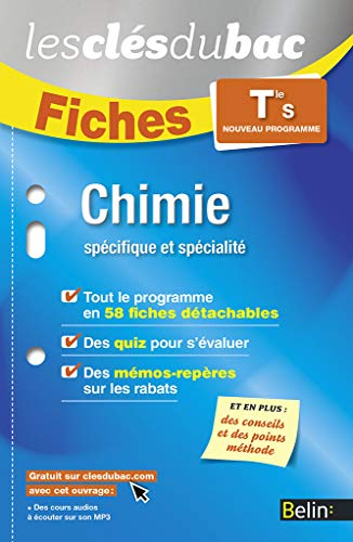 Chimie, spécifique et spécialité, terminale S : nouveau programme