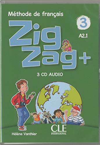 Zigzag+ 3 : méthode de français, A2.1 : 3 CD audio