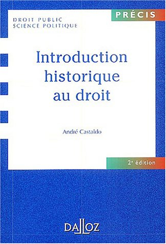 Introduction historique au droit