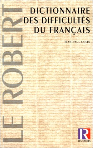 dictionnaire des difficultés du français