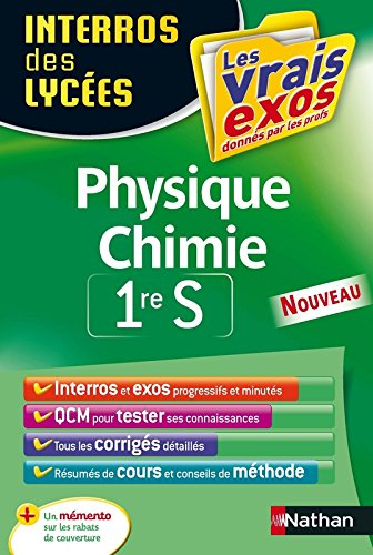 Physique chimie 1re S