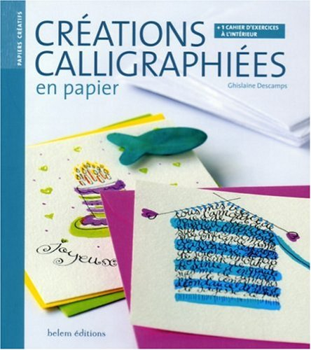 Créations calligraphiées en papier