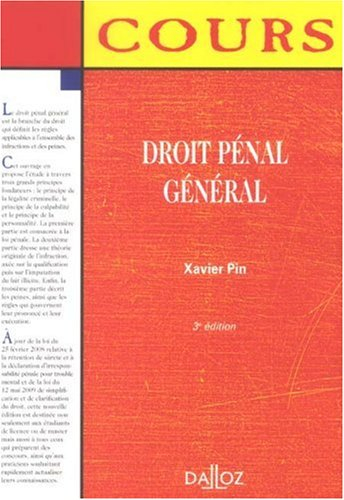 Droit pénal général