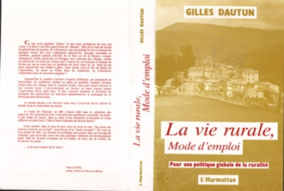 La Vie rurale, mode d'emploi : pour une politique globale de la ruralité