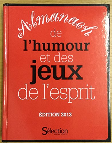 almanach de l'humour et des jeux de l'esprit