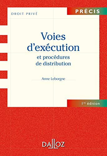 Voies d'exécution et procédures de distribution 2009