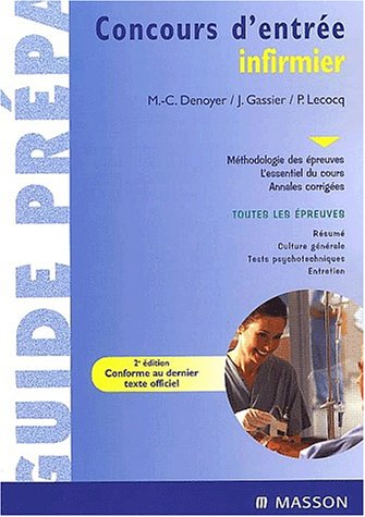 concours d'entrée infirmier