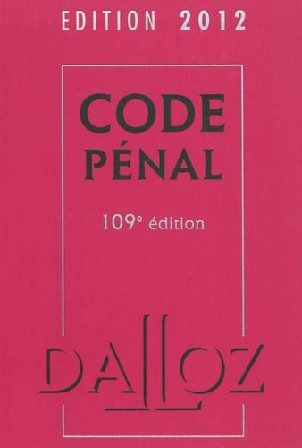 Code pénal 2012