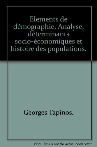 eléments de démographie