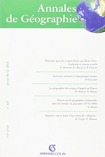 Annales de géographie, n° 641