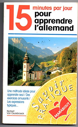 15 mn par jour pour apprendre l'allemand                                                      010598